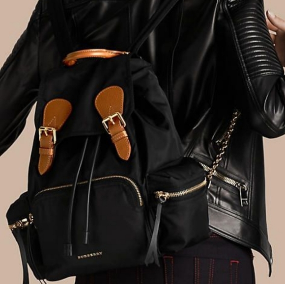 SOLD Burberry Medium Rucksack Backpack Authentic - Picture 7 of 12